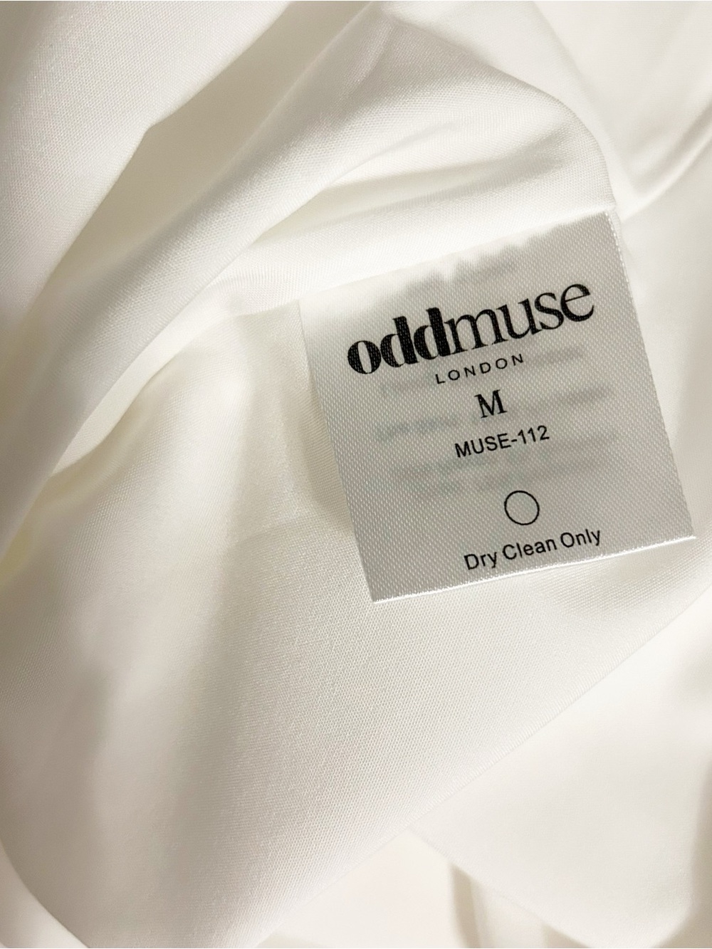 Odd Muse The Ultimate Muse White Mini Dress NWT M Bridal Bachelorette Classic - Picture 8 of 9